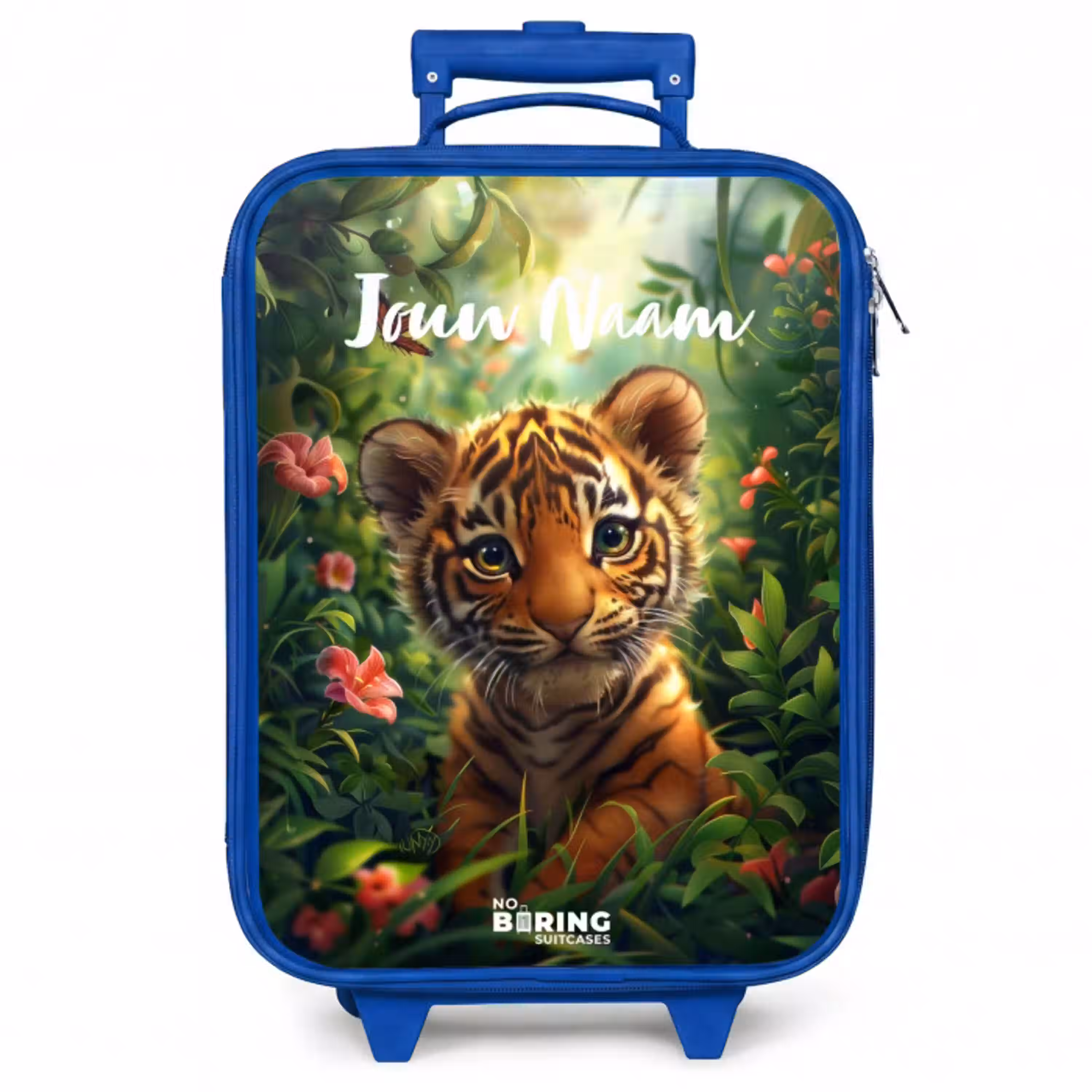 Tommy tijger Kinderkoffer - Blauw klein -zzz_website3d