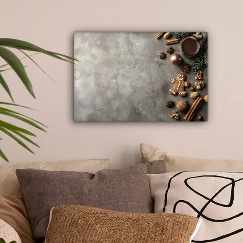 Winter - Kerst - Warm - Eten canvas 2cm klein -sfeer1