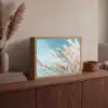 Siergras - Wind - Lichtbruin Light Box met batterij (Wandlamp) middel -sfeer2