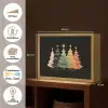 Kerstbomen - Kleurrijk - Lichtjes - Ster Light Box met batterij (Wandlamp) middel -USP_websiteoverzichtNL