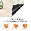 Theepot - Groen - Bloemen - Oranje Inductie beschermer vinyl 3mm klein -zzzzzzz-td-onderkant