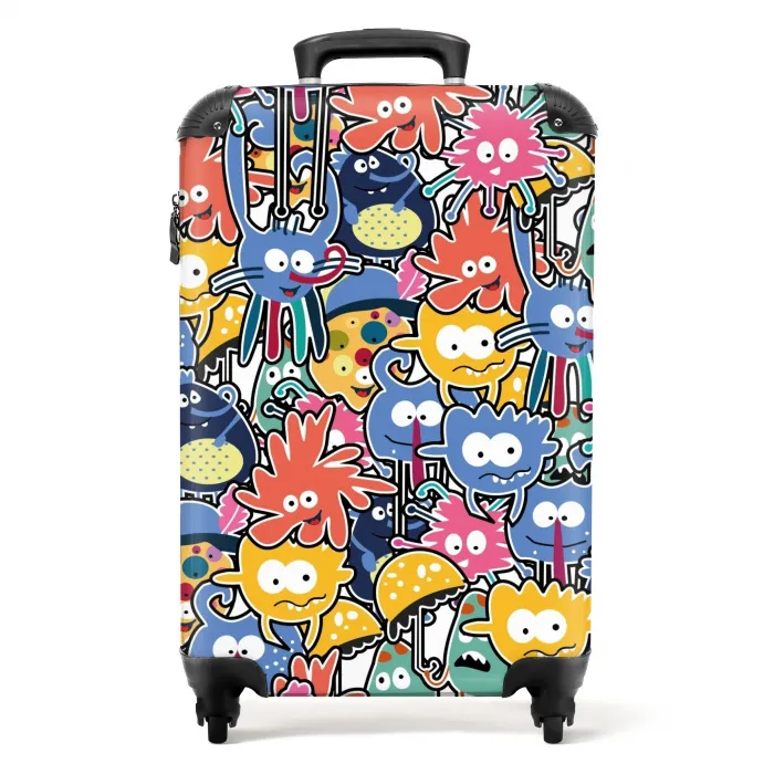 Beestjes met Grote Oogjes NBS - Handbagage koffer - Unisex middel -productfoto_recht