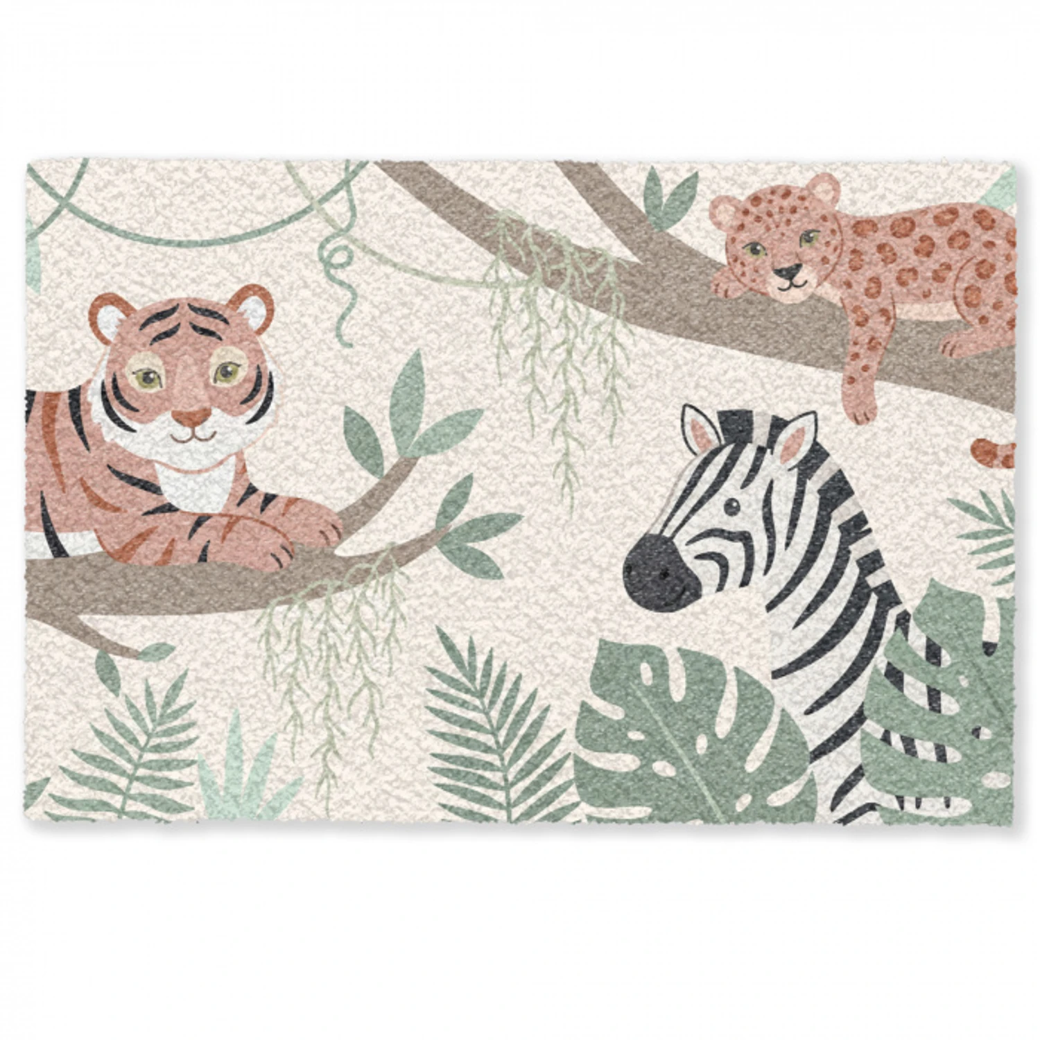 Jungle - Rustiek - Pastel Deurmat klein -zkaufland3d