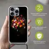 Kleurrijk - Boeket - Vaas - Donkerbruin Hoesje iPhone 16 Pro Max met koord klein -sfeer2_NL