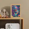 Tijger - Dier - Jungle - Kleurrijk Light Box met kabel klein -sfeer2_kind