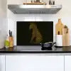 Zebra - Strepen - Goud Inductie beschemer met haakjes klein -sfeer2