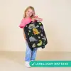 Liefdevolle dinosaurus Kinderkoffer - Zwart klein -sfeer2_UK