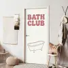 Retro - Bad - Roze deurposter klein -sfeer6