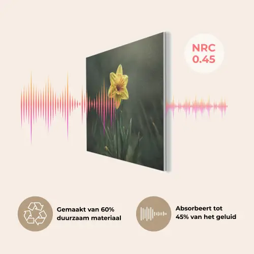 Bloem - Narcis - Gras - Geel PET vilt klein -USP_NL