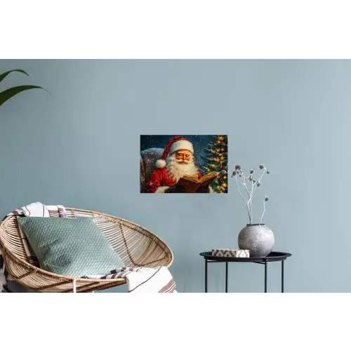 Kerstman - Kerst - Winter - Kerstboom Muursticker klein -plant