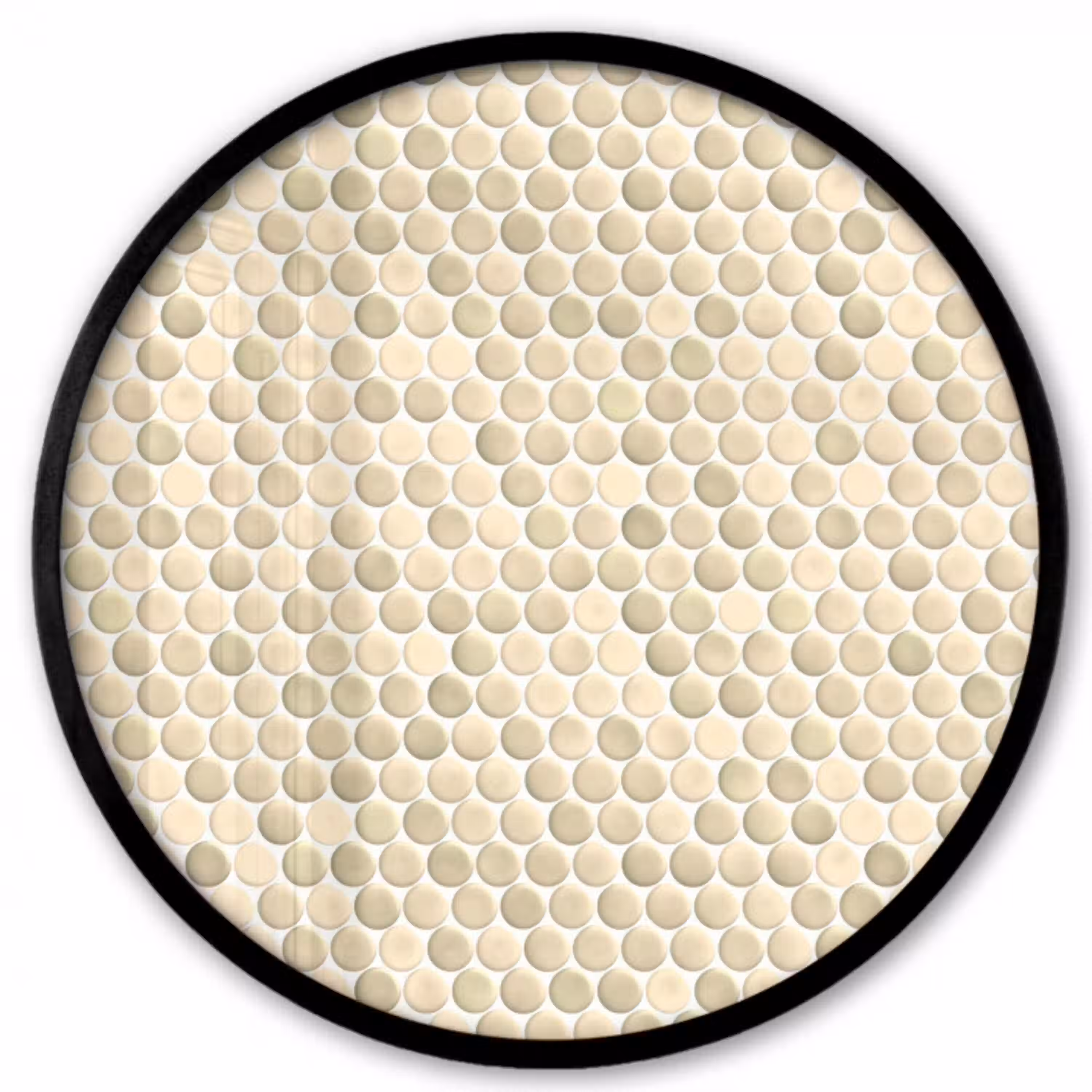 Penny - Mozaïek - Zand Fotolijst rond zonder passe partout klein 856 -3d