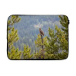 Uil - Oehoe - Bomen - Natuur laptophoes neopreen klein -3d