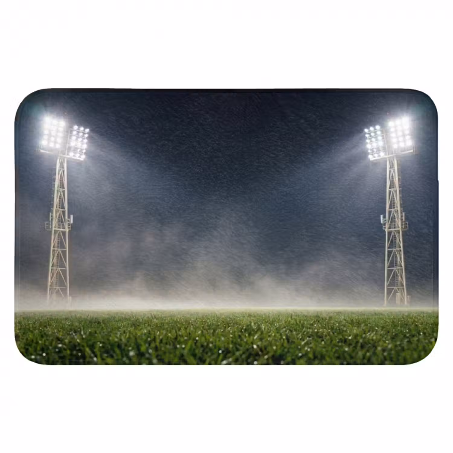 Badematte - Stadion - Lichtmast - Sport - Nacht