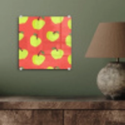Appels - Modern - Groen plexiglas 5mm klein 11 -sfeer3
