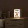 Tijger - Wees gelukkig - Quote - Dier Light Box met kabel klein -sfeer1_kind