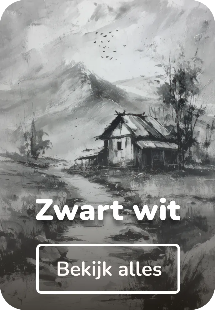 Canvas schilderijen zwart wit