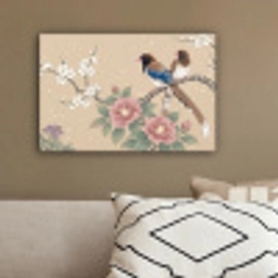 Bloemen - Vogels - Bloemen canvas 2cm klein -sfeer3
