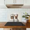 Kat - Hond - Kokskleding keuken achterwand spatscherm klein -sfeer2