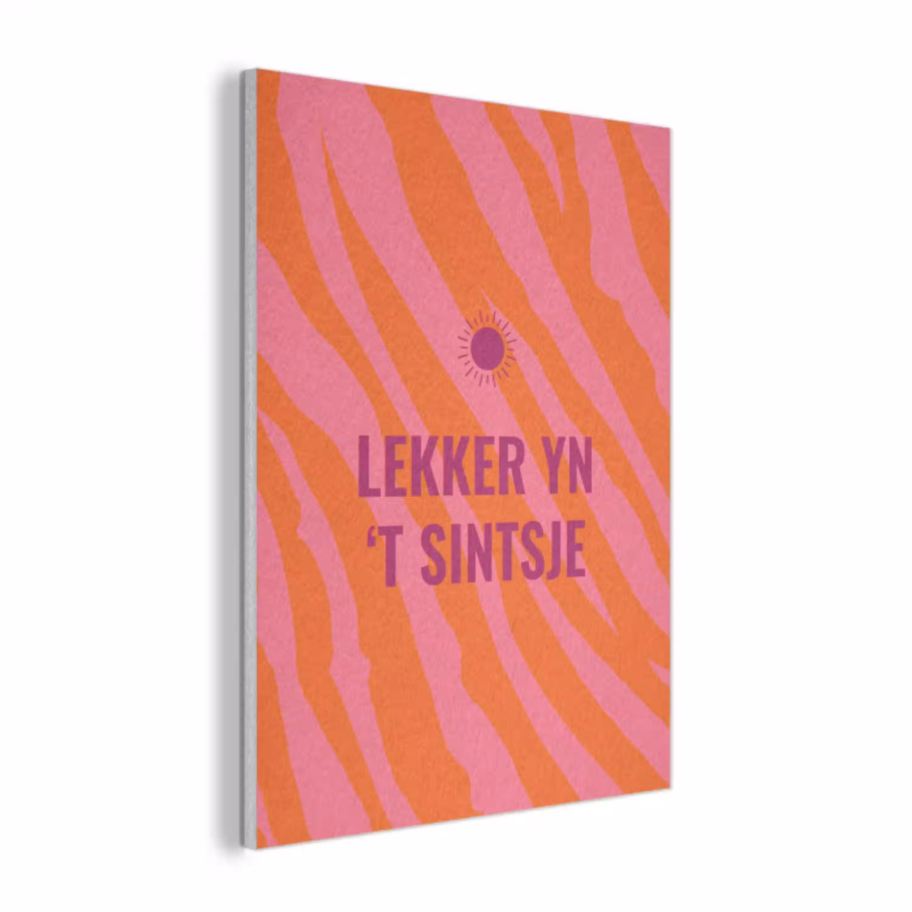 Quote - Zomer - Roze PET vilt klein -3d