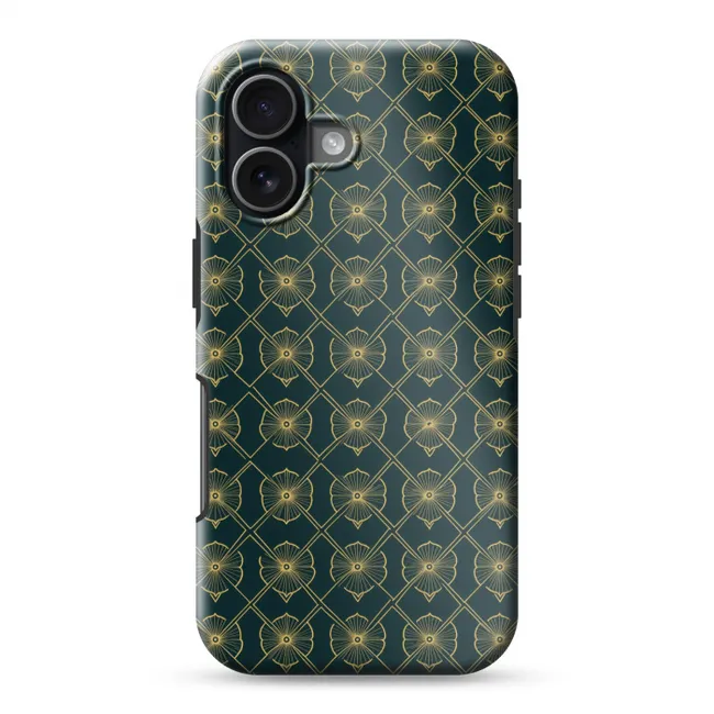 Telefoonhoesje Toughcase - Geometrisch - Elegant - Groen