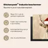 Kerst - Hert - Gewei - Rood Inductie beschermer vinyl 3mm middel -zzzzzzusp-haakje_NL