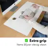 Badeend - Minimalistisch - Wit Muismat XXL klein -sfeer3