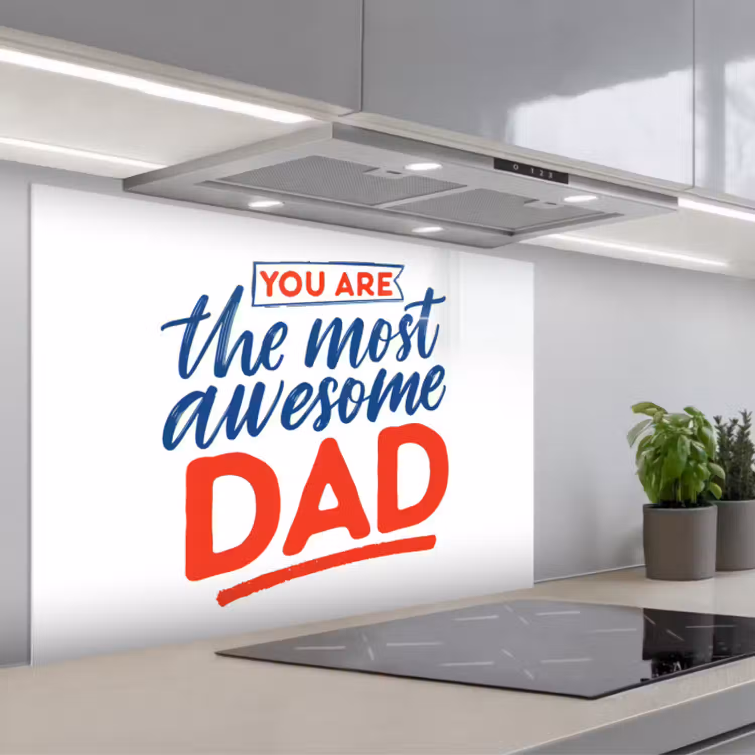 Spatscherm keuken - Papa - Vaderdag - Spreuken