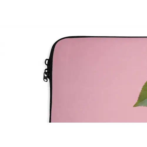 Disco - Kersen - Roze laptophoes neopreen klein -detail