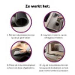 Eenden - Rivier - Landschap - Vlucht - Nostalgisch Inductie beschermer vinyl 3mm middel -zzzzzzz-cc-werking