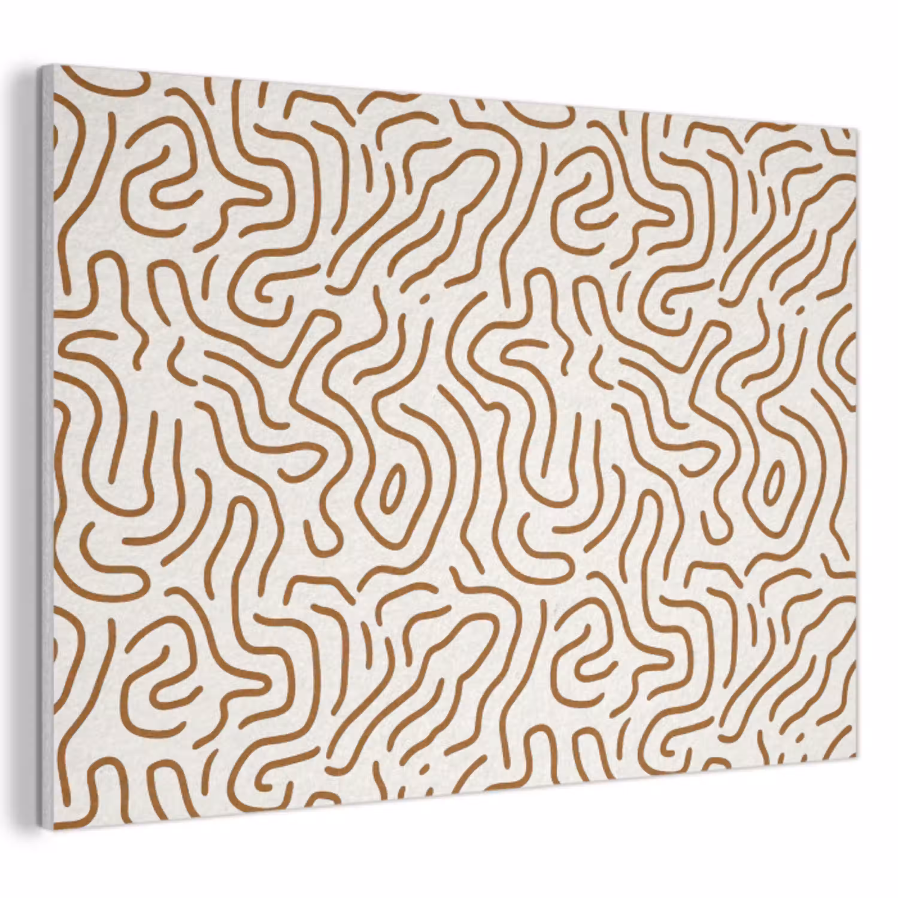 Minimalistisch - Patroon - Terracotta PET vilt klein 837 -3d