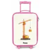 Torenkraan - Getekend - Oranje Kinderkoffer - Roze klein -zz3dotto