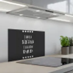 Spreuken - I have a hero I call him dad - Quotes - Vader keuken achterwand spatscherm klein -3d_schuin