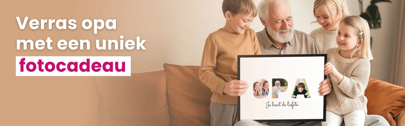 Verras opa met een uniek fotocadeau
