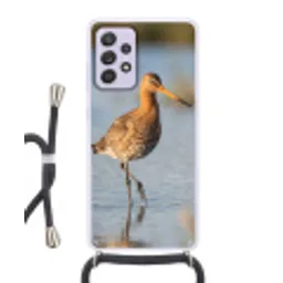 Vogel - Steltloper - Water - Natuur Hoesje Samsung Galaxy A52 5G met koord klein -3d