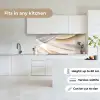 Golven - Abstract - Beige keuken achterwand 2 middel -sfeer4_UK