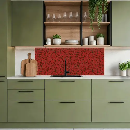Roest - Rood - Vlekken keuken achterwand 2 middel 871 -sfeer3