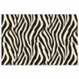 Zebra - Print - Klassiek - Zwart poster papier klein 62 -3d