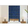 Mozaïek - Tegels- Glanzend - Blauw fotobehang vinyl groot 64 -bed