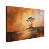 Boom - Landschap - Oranje canvas 2cm klein -z3d