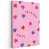 Lolly - Valentijn - Illustratie - Snoep canvas 2cm klein -z3d
