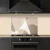 Vloeiende vlakken - Harmonieus - Golvend keuken achterwand spatscherm klein -sfeer1
