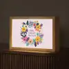 Bloemenkrans - Kleurrijk - Moeder Light Box met kabel (Tafellamp) klein -z3d_website