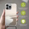 Kustlijn - Strand - Oceaan Hoesje iPhone 16 Pro Max met koord klein -sfeer2_NL