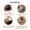 Grafisch - Patroon - Kleurrijk Inductie beschermer vinyl 3mm klein 276 -zzzzzzz-td-werking