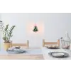Christmas Season - Kerst - Kerstboom - Roze Muursticker klein -eettafel