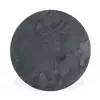 Grijs - Beton - Leisteen - Structuur Wandcirkel kunststof plaat 5mm dik klein -3d