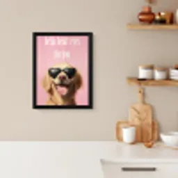 Zonnebril - Hartjes - Hond - Valentijn KitchenYeah - Keuken - Fotolijst klein -sfeer1
