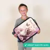 Kitten - Vlinders - Paars - Bloemen Kinderkoffer - Zwart klein -sfeer4_NL