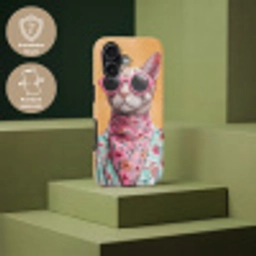 Zonnebril - Kat - Sjaal - Bloemen Toughcase MagSafe Apple iPhone 17 klein -USP_PrintM_DE