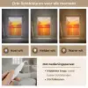 Zonsondergang - Zee - Lucht - Oranje - Horizon - Water Light Box met kabel (Tafellamp) klein -USP_lichtkleurNL